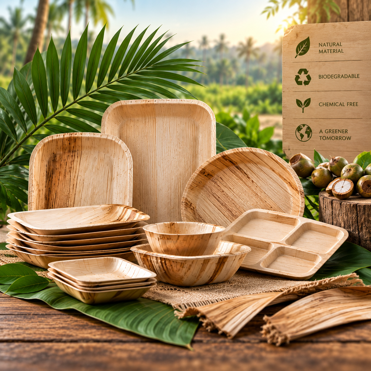 Areca (Palm Leaf) Paper Plates